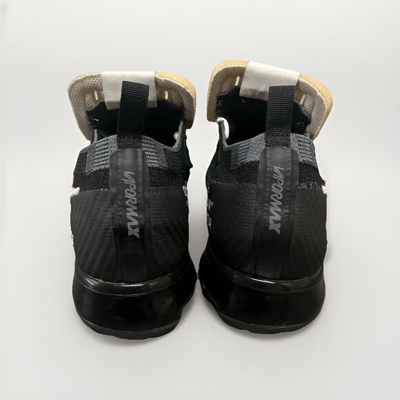 Off White x Nike Air VaporMax "The Ten" Black 2017 Virgil Abloh AA3831-001 SZ 10 - Picture 6 of 16